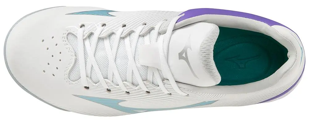 Mizuno Wave Finch Lightrevo Youth Cleat - White 4 Mizuno Wave Finch Lightrevo Youth Cleat - White - Image 2