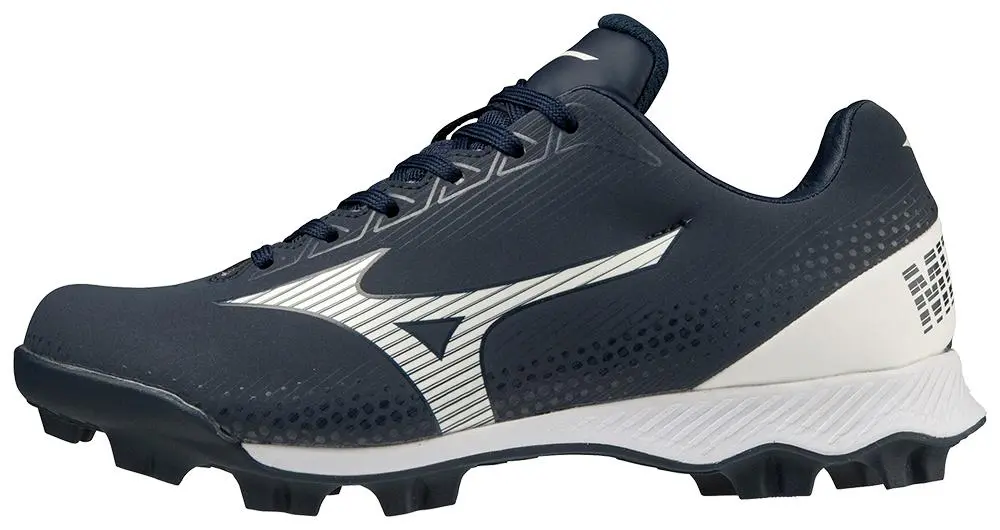 Mizuno Wave Lightrevo Youth Cleat - Navy 6 Mizuno Wave Lightrevo Youth Cleat - Navy - Image 4