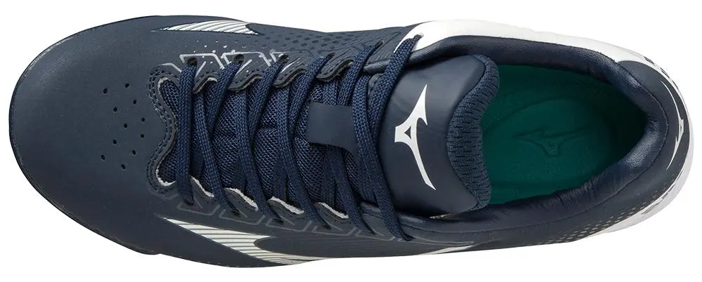 Mizuno Wave Lightrevo Youth Cleat - Navy 4 Mizuno Wave Lightrevo Youth Cleat - Navy - Image 2