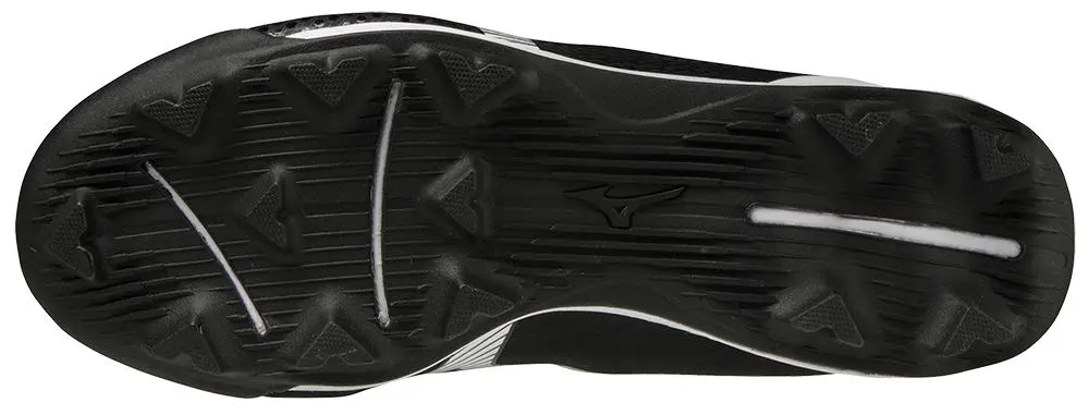 Mizuno Wave Lightrevo Youth Cleat - Black 5 Mizuno Wave Lightrevo Youth Cleat - Black - Image 3