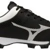 Mizuno Wave Lightrevo Youth Cleat - Black -Baseball sale shop 320673 9000 03