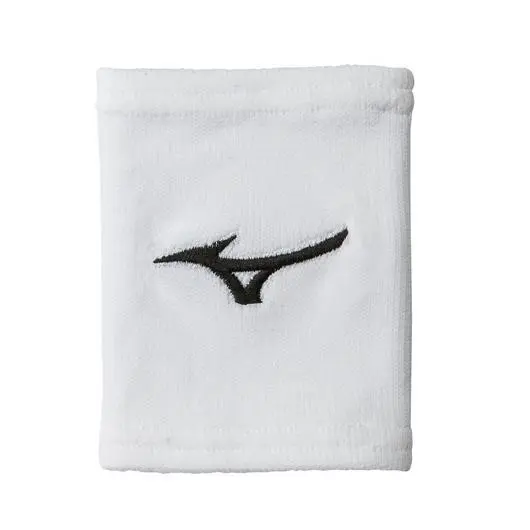 Mizuno 5" Wristband | White 3 Mizuno 5" Wristband | White