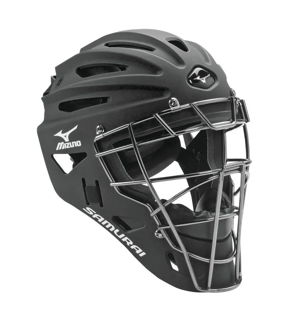 Mizuno Samurai G4 Youth - Catchers Helmet - Black 3 Mizuno Samurai G4 Youth - Catchers Helmet - Black