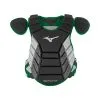 Mizuno Samurai Adult Catchers Chest Protector - 16" - Black / Green -Baseball sale shop 380380 9041