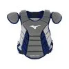 Mizuno Samurai Adult Catchers Chest Protector - 16" - Grey / Navy -Baseball sale shop 380380 9151