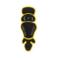 Mizuno Samurai Adult Catchers Leg Guards - 15.5" - Black / Yellow 5 Mizuno Samurai Adult Catchers Leg Guards - 15.5" - Black / Yellow -Baseball sale shop 380409 9030 2