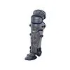 Mizuno Samurai Adult Catchers Leg Guards - 15.5" - Grey / Navy -Baseball sale shop 380409 9151