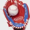 BB GLOVE RAWLINGS PLAYER SERIES CW/BALL (PL91SR) YTH 9'' BS23