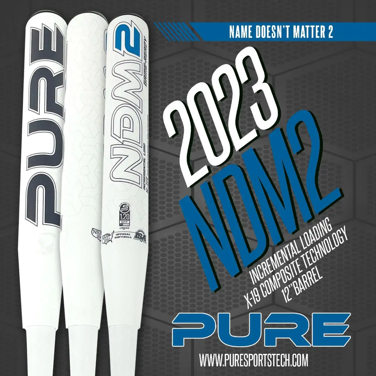 PURE SPORTS SP BAT PURE 2023 NDM2 12" 0.5Oz EL BS23 7 PURE SPORTS SP BAT PURE 2023 NDM2 12" 0.5Oz EL BS23 - Image 5