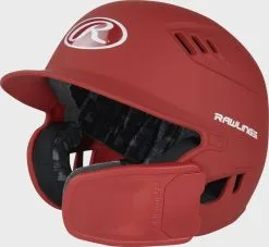 BAT HELMET RAWLINGS R16 VELO CW REV JAW GUARD- (R6R07)- BS23