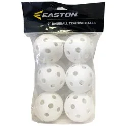 Rawlings EASTON 9" Plastic Wiffle Ball 6 PACK BS23