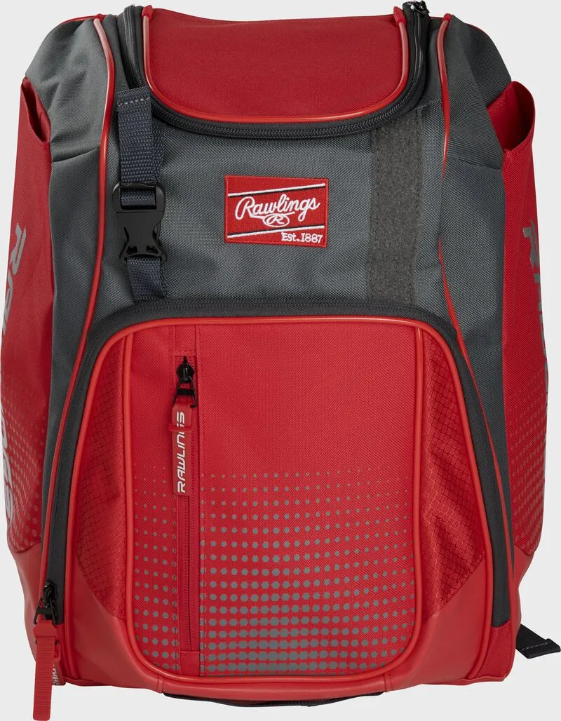Rawlings Franchise Backpack - Red 3 Rawlings Franchise Backpack - Red