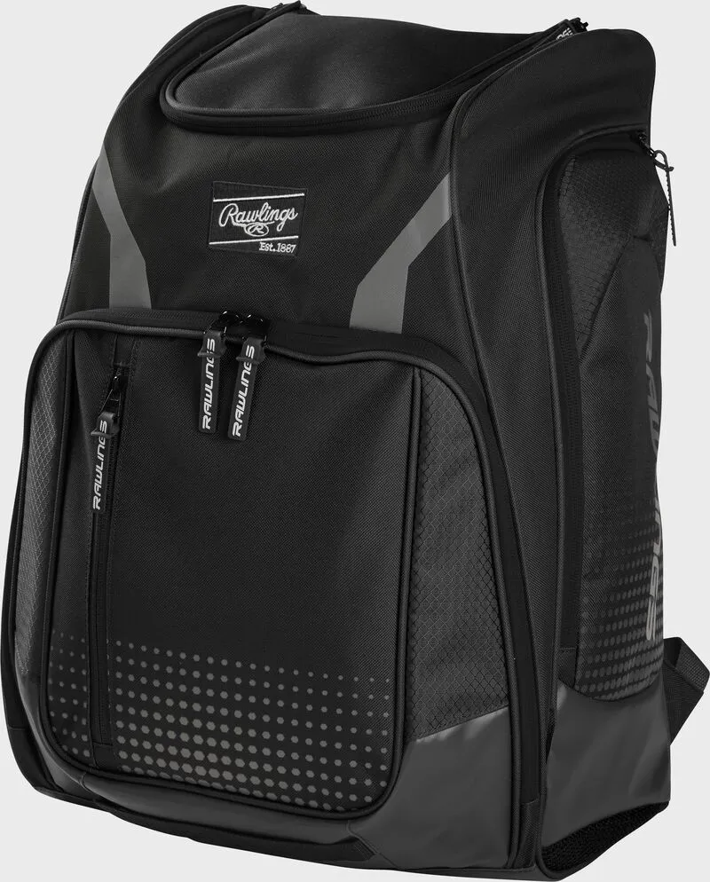 Rawlings Legion Backpack - Black 3 Rawlings Legion Backpack - Black