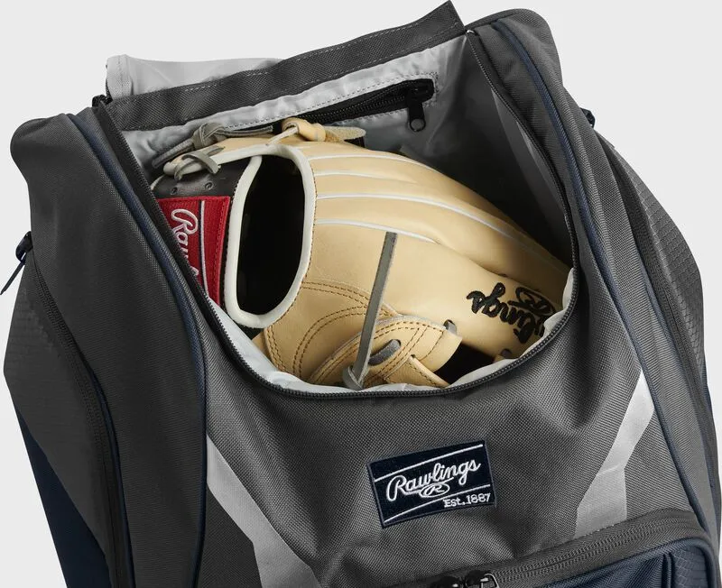 Rawlings Legion Backpack - Navy 5 Rawlings Legion Backpack - Navy - Image 3