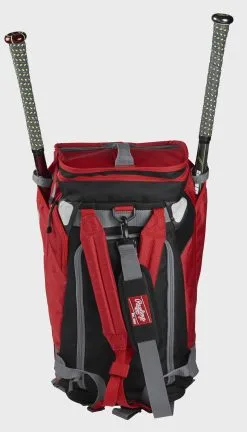 Rawlings R601 Hybrid Backpack/Duffel - Red -Baseball sale shop R601 S 47