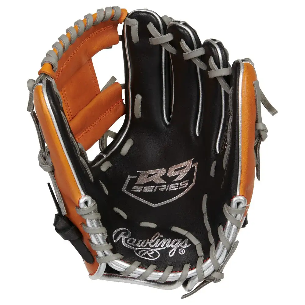 Rawlings R9 R9110U-19BT 11 Inch Youth Infield Glove 3 Rawlings R9 R9110U-19BT 11 Inch Youth Infield Glove