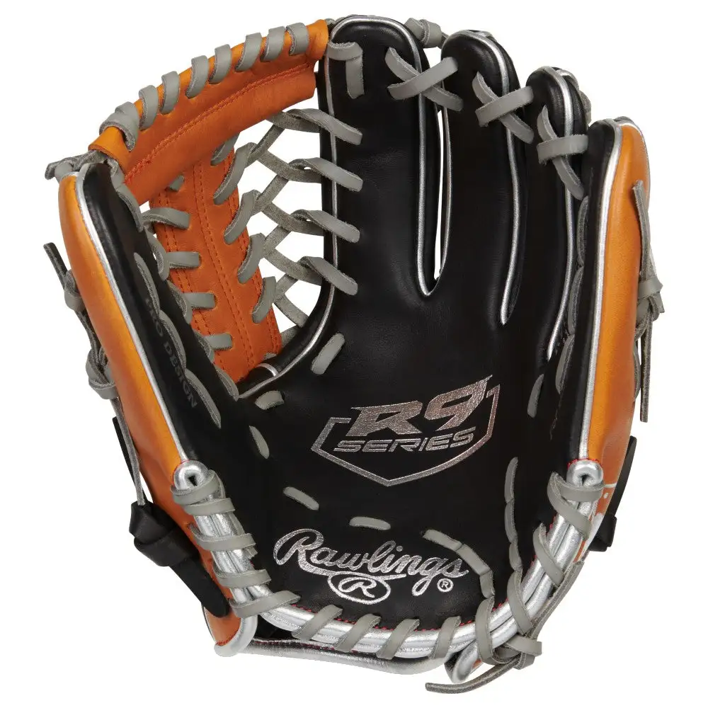 Rawlings R9 R9115U-4BT 11.5 Inch Youth Infield Glove 3 Rawlings R9 R9115U-4BT 11.5 Inch Youth Infield Glove