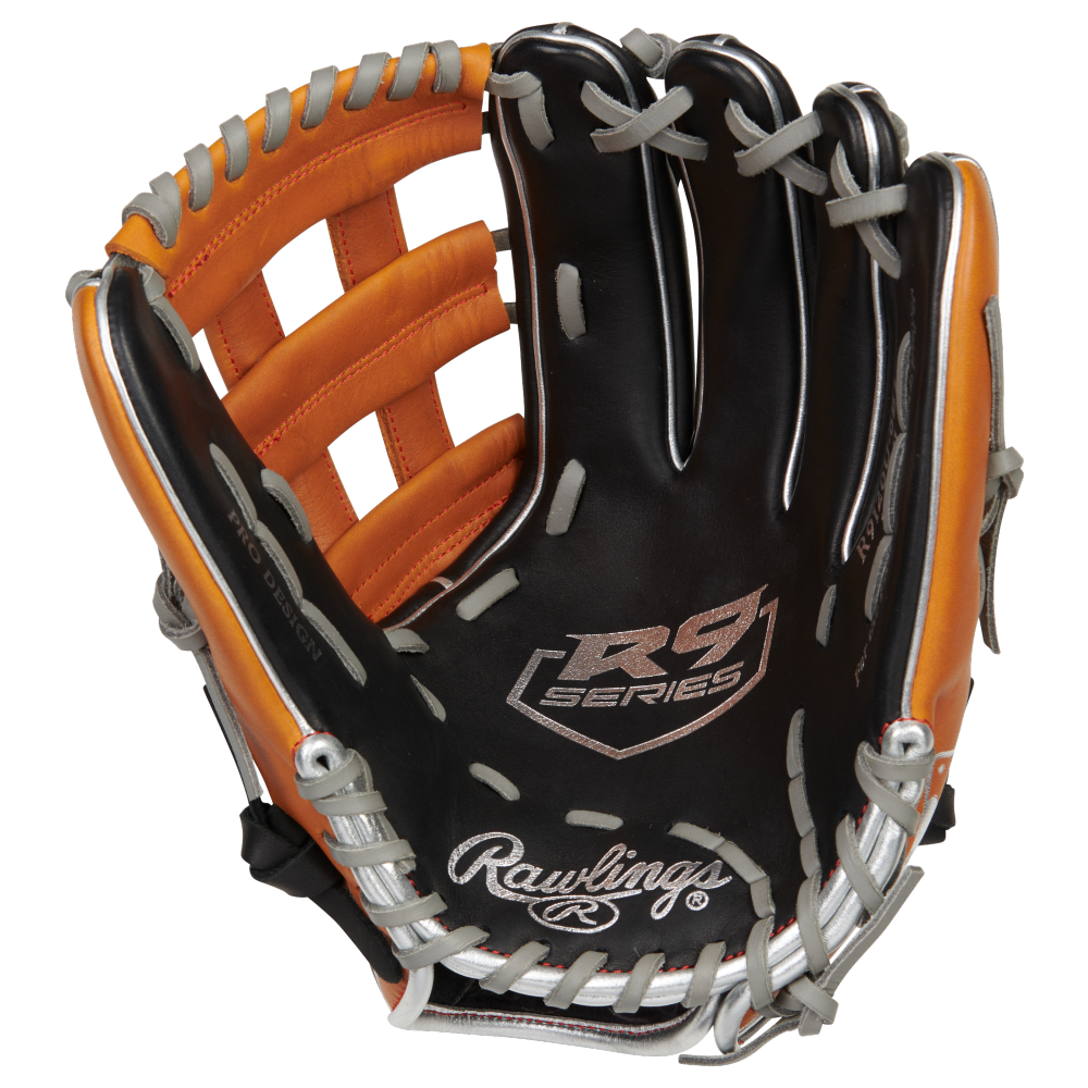 Rawlings R9 R9120U-6BT 12 Inch Youth Outfield Glove 3 Rawlings R9 R9120U-6BT 12 Inch Youth Outfield Glove