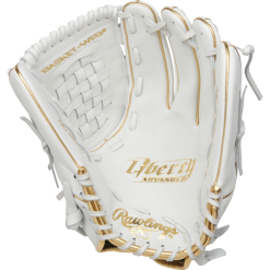 Rawlings Liberty Advanced 12.5 Inch White Fastpitch Glove RLA125KRG