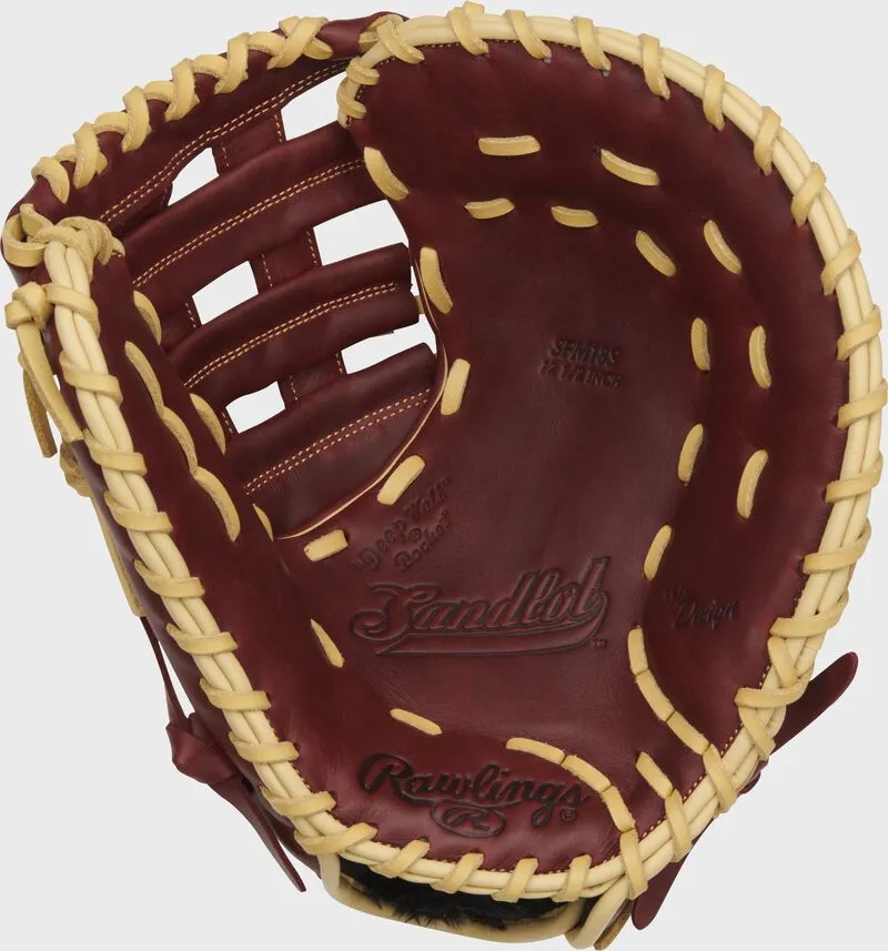 Rawlings Sandlot Series 12.5" First Base Baseball Glove - SFM18S LHT 4 Rawlings Sandlot Series 12.5" First Base Baseball Glove - SFM18S LHT - Image 2
