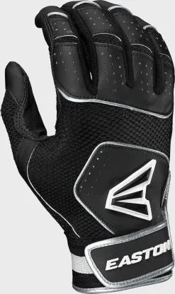 Easton Walk-Off NX Batting Gloves - Adult 12 Easton Walk-Off NX Batting Gloves - Adult -Baseball sale shop WALK OFF NX BK BK A121254 back