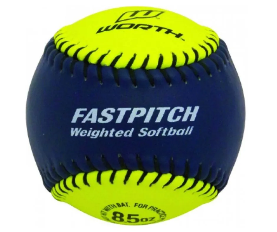 Worth Weighted Softball | 8.5 Oz 3 Worth Weighted Softball | 8.5 Oz