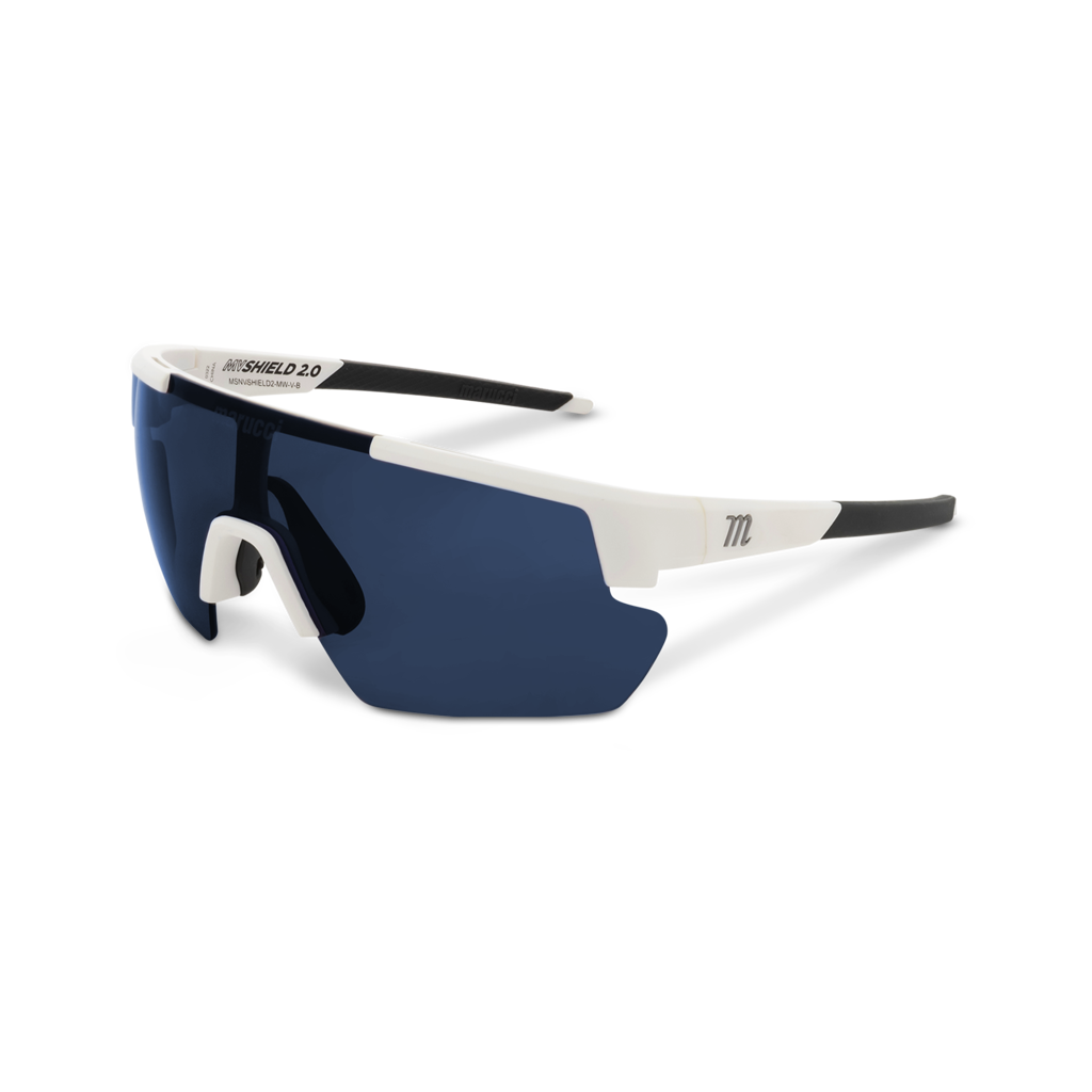 SUNGLASSES MARUCCI SHIELD 2.0 MATTE WHT /VIOLET BS23 (MW-V-B) 3 SUNGLASSES MARUCCI SHIELD 2.0 MATTE WHT /VIOLET BS23 (MW-V-B)