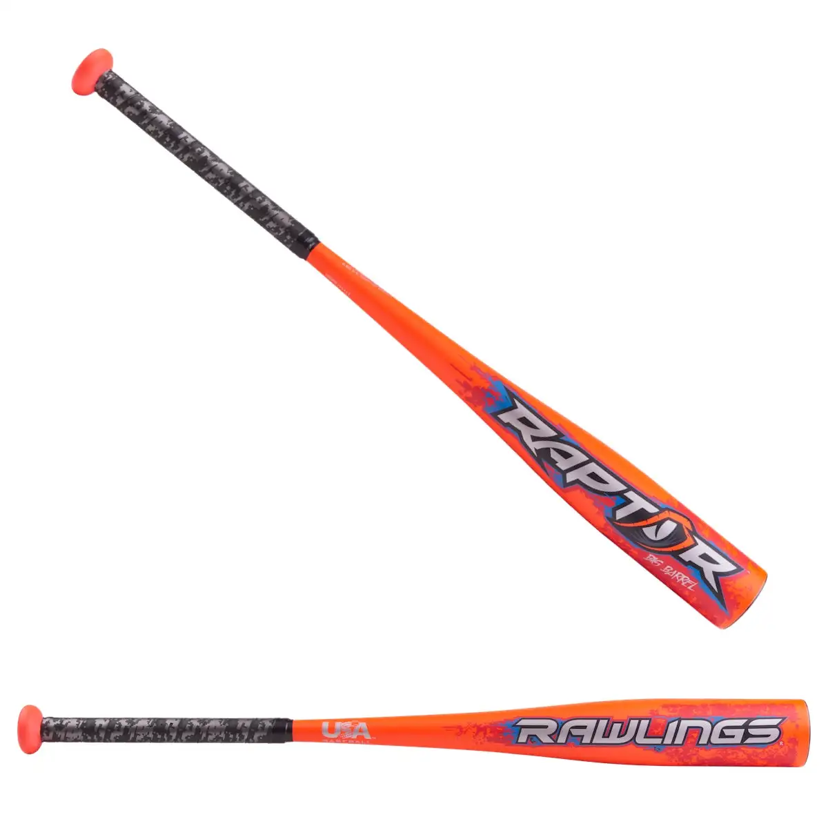 Rawlings Raptor US8R8 Big Barrel Baseball Bat - Drop 8 3 Rawlings Raptor US8R8 Big Barrel Baseball Bat - Drop 8