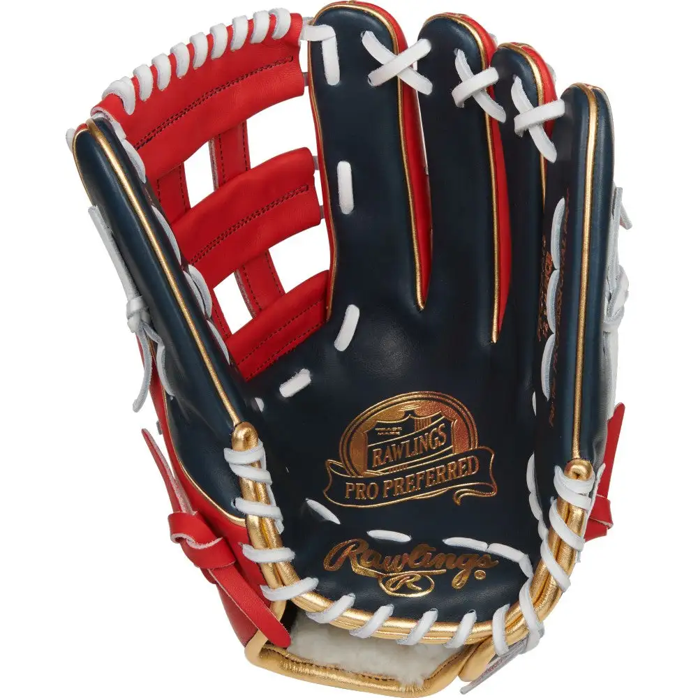 Rawlings Pro Preferred 12.75 Inch Outfield Glove PROSRA13 3 Rawlings Pro Preferred 12.75 Inch Outfield Glove PROSRA13