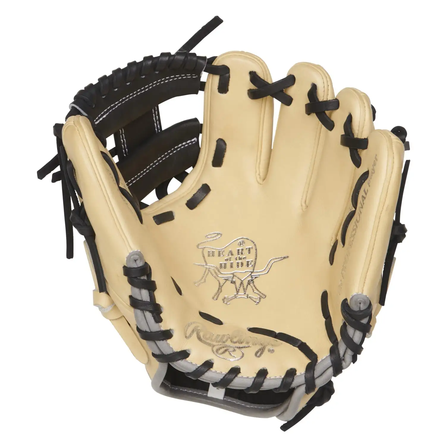 Rawlings Heart Of The Hide 9.5" Infield Training Glove PRO200TR-2C 3 Rawlings Heart Of The Hide 9.5" Infield Training Glove PRO200TR-2C